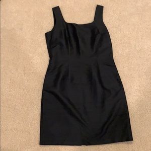 Black silk dress